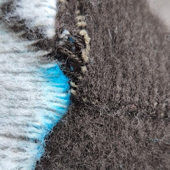 Earth Ragz Southwestern Horse Print Fuzzy Full Zip Hoodie  Size XL - Picture 12 of 14